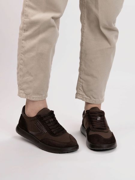 Шоколадні кеди з замші й кордури Anatomic Comfort
