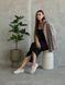 Beige suede loafers with drawstring