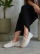 Beige suede loafers with drawstring